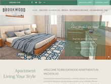 Tablet Screenshot of brookwoodwichita.com